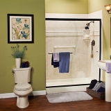 Bath Wall Surround Almond