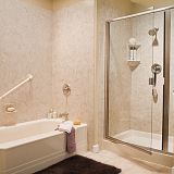 Shower Liner Almond