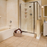 Shower Liner Almond